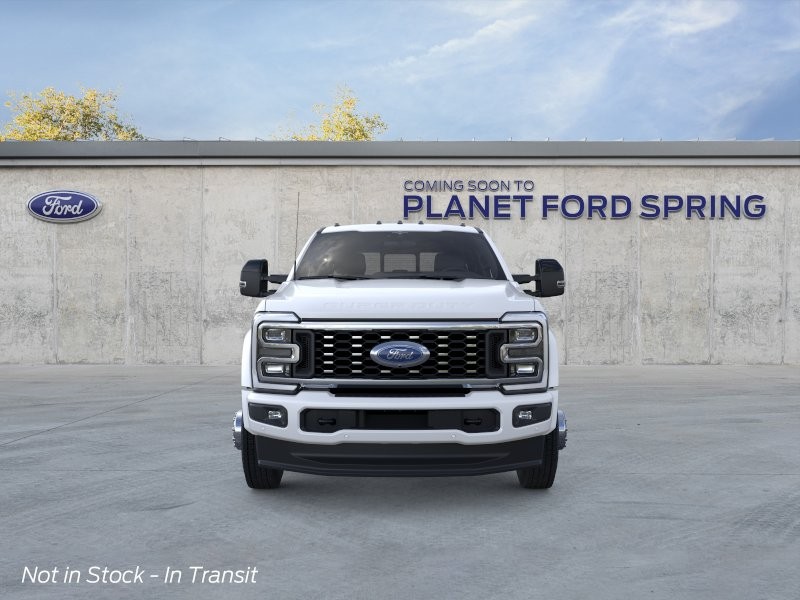 2026 Ford Super Duty F-450 DRW Platinum Star White Metallic Tri-Coat at Planet Ford