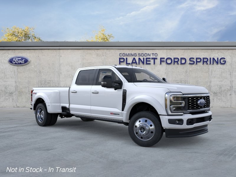 2026 Ford Super Duty F-450 DRW Platinum Star White Metallic Tri-Coat at Planet Ford
