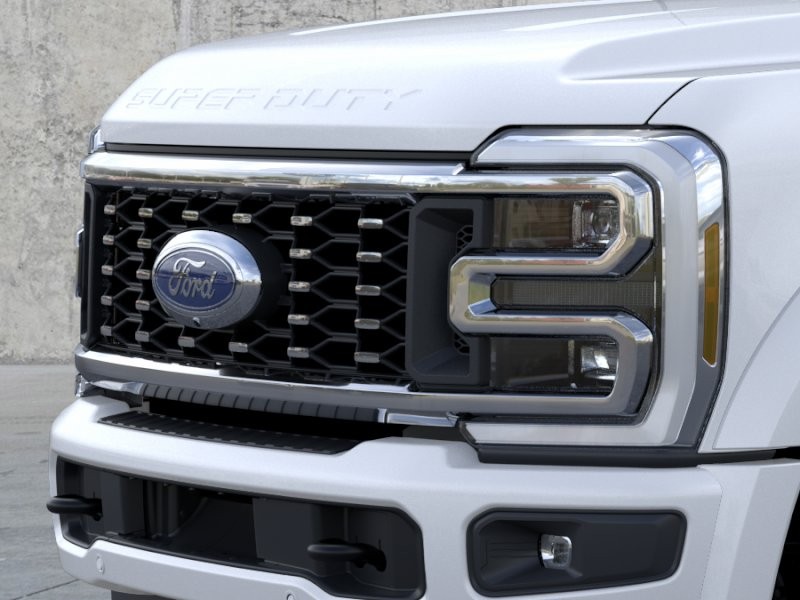 2026 Ford Super Duty F-450 DRW Platinum Star White Metallic Tri-Coat at Planet Ford