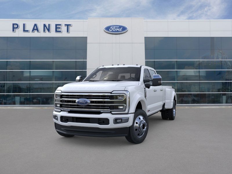 2026 Ford Super Duty F-450 DRW Platinum Star White Metallic Tri-Coat at Planet Ford