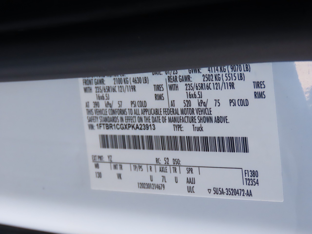 used 2023 Ford Transit Cargo Van car, priced at $32,999