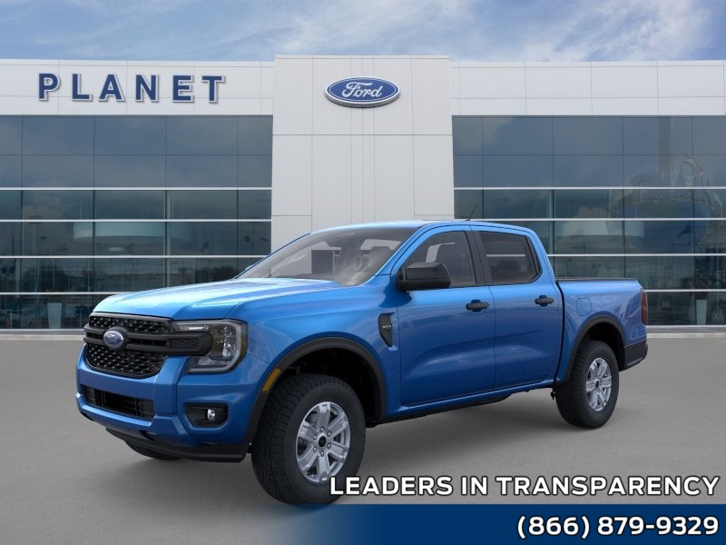Velocity Blue Metallic 2025 Ford Ranger XL SuperCrew RWD Pickup Truck 4X2 Automatic