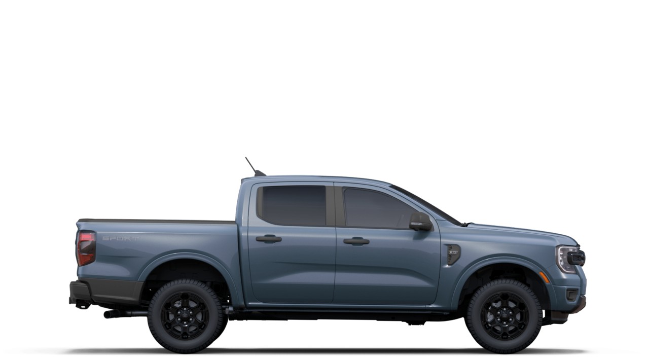 2025 Ford Ranger XLT Azure Gray Metallic Tri-Coat at Planet Ford