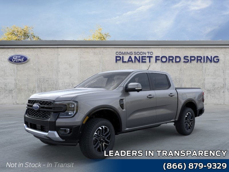2026 Ford Ranger LARIAT Carbonized Gray Metallic at Planet Ford