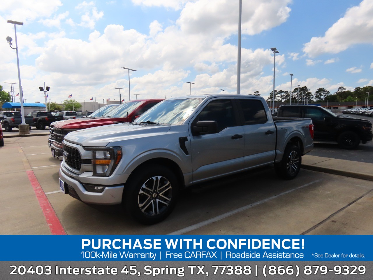 used 2023 Ford F-150 car, priced at $31,999
