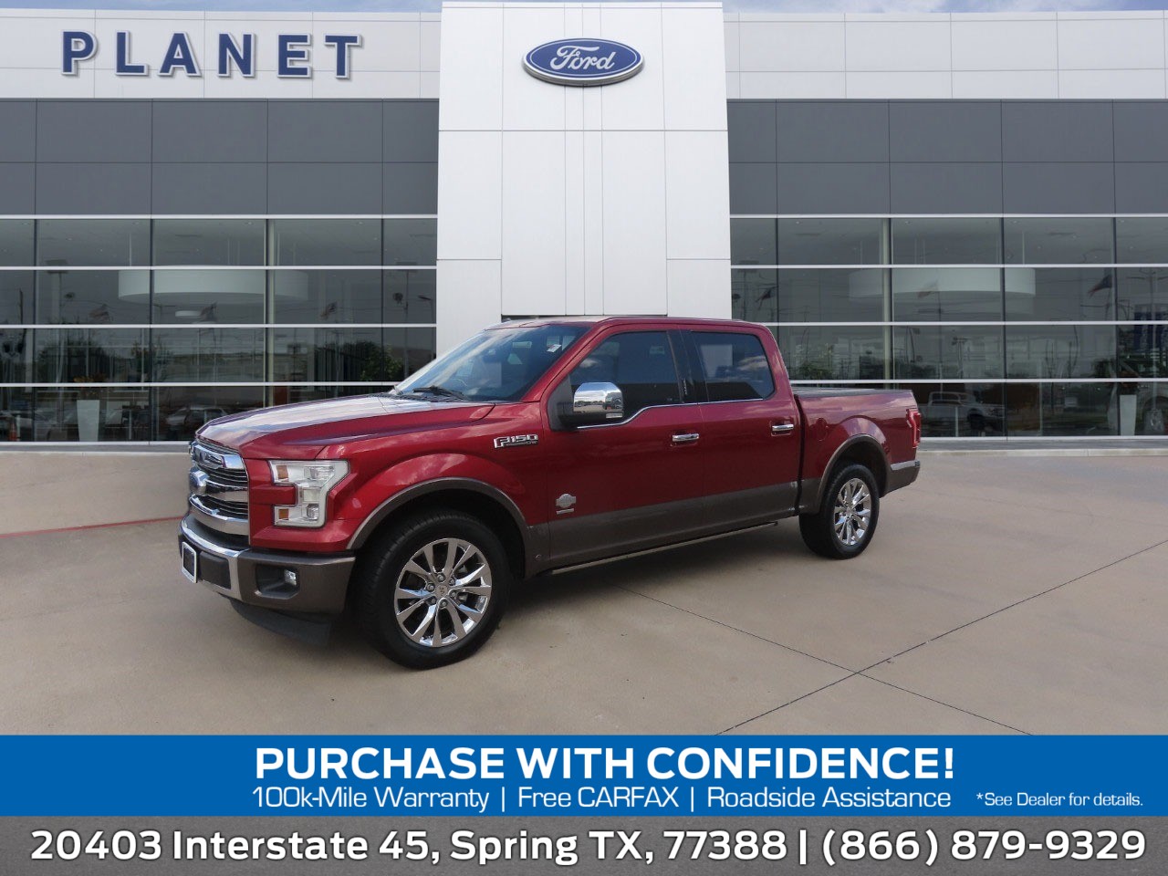 2017 Ford F-150 XLT RED at Planet Ford
