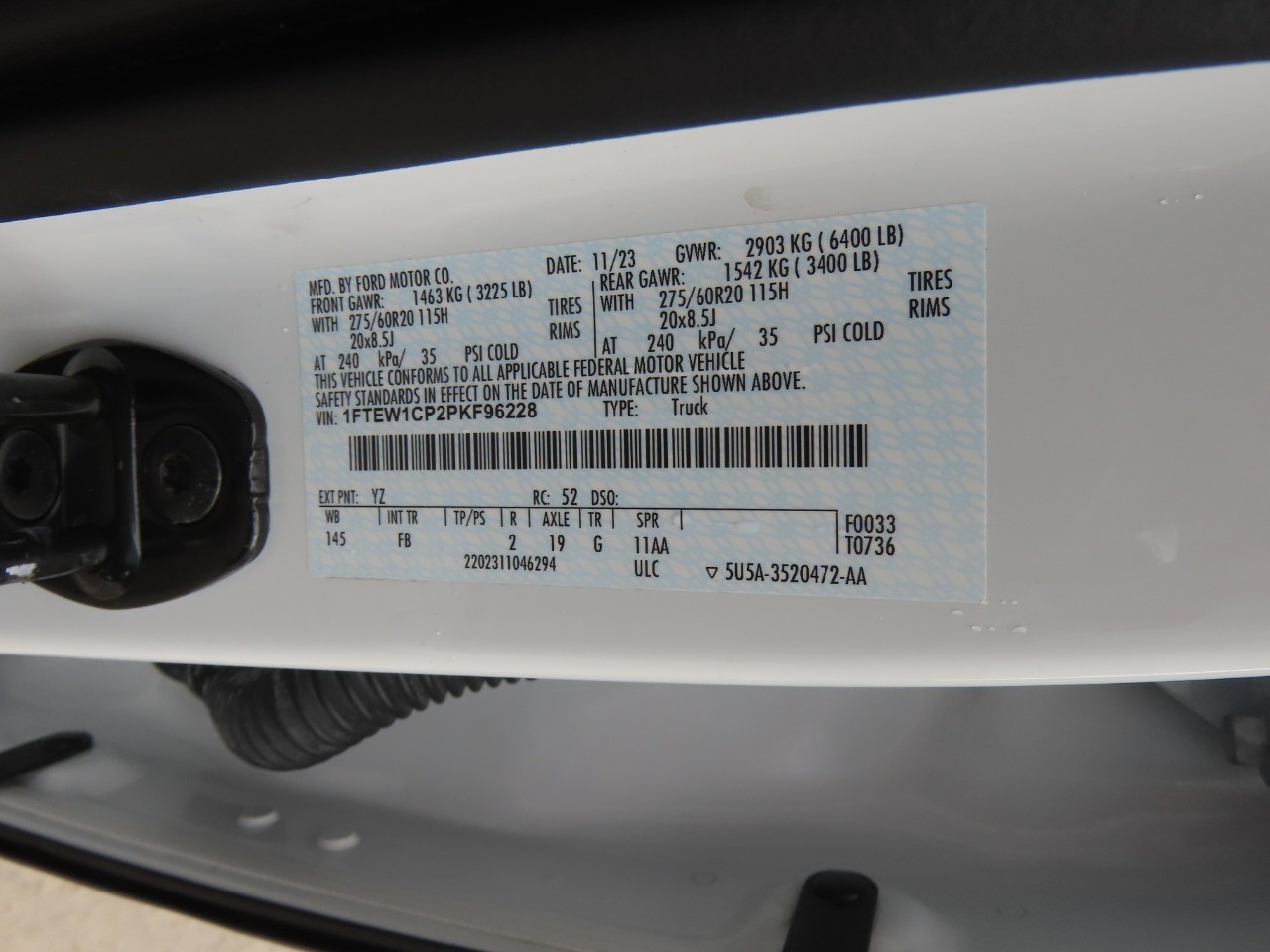 2023 Ford F-150 XLT Oxford White at Planet Ford