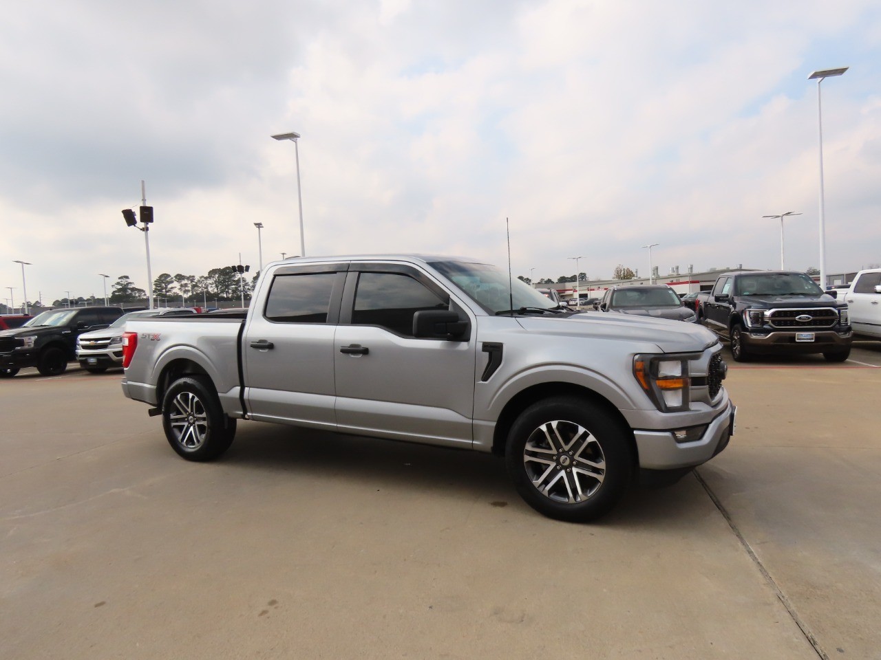 2023 Ford F-150 XLT Iconic Silver Metallic at Planet Ford
