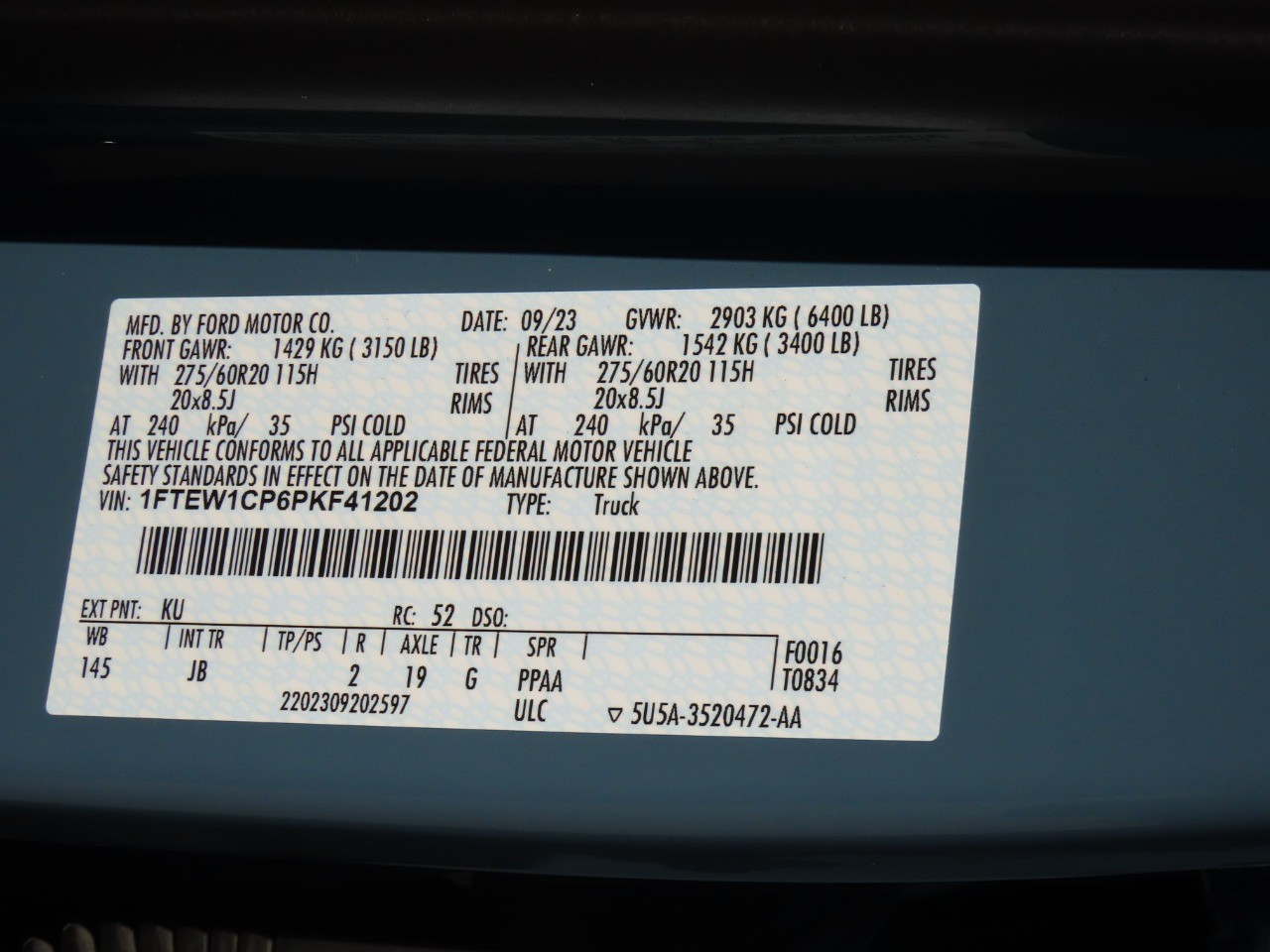 2023 Ford F-150 XL Area 51 Blue at Planet Ford