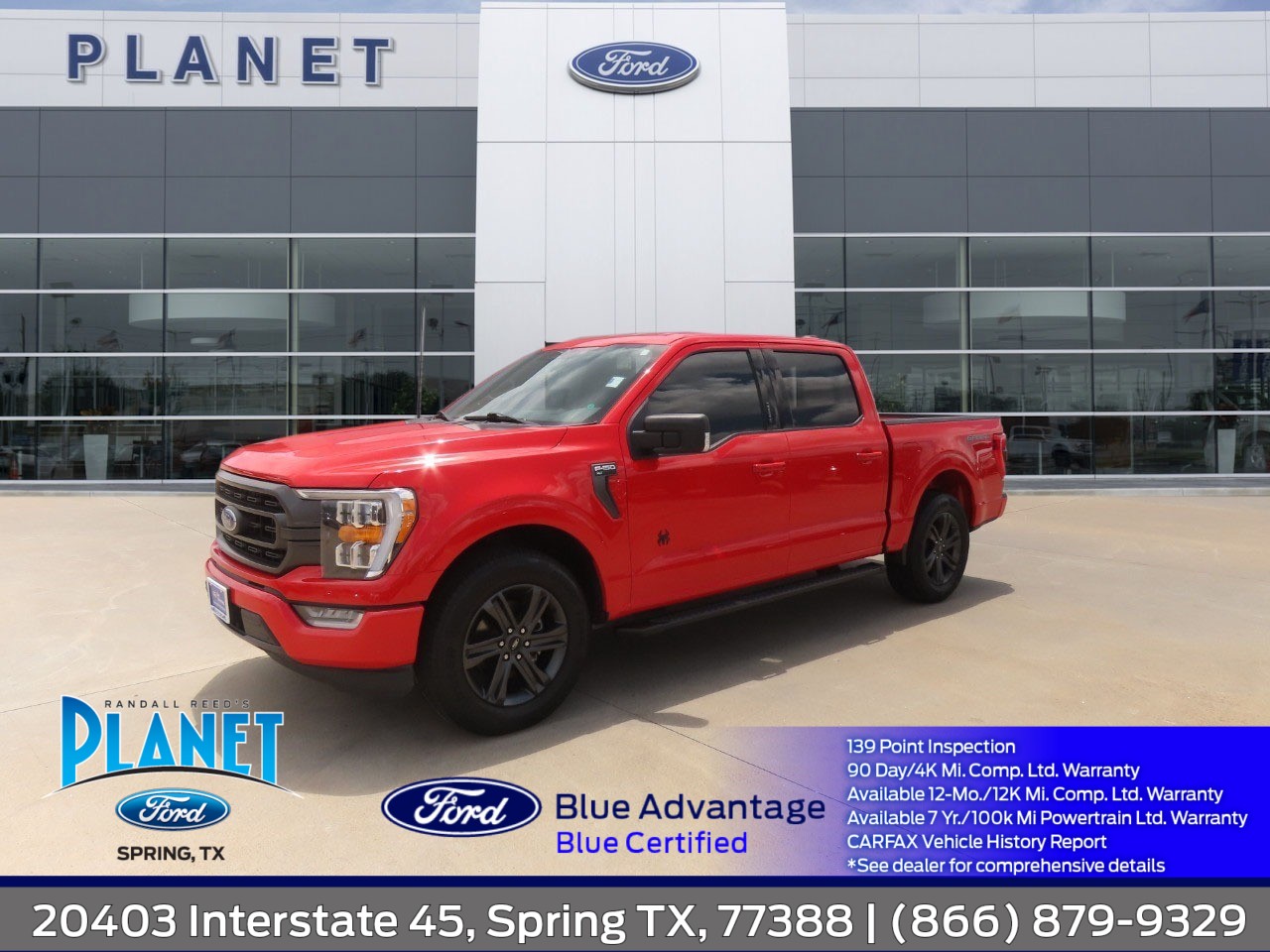 2023 Ford F-150 XLT Race Red at Planet Ford