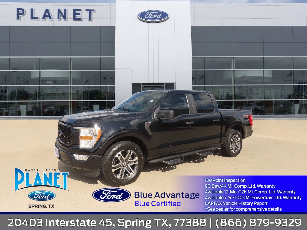2021 Ford F-150 XL Agate Black Metallic at Planet Ford