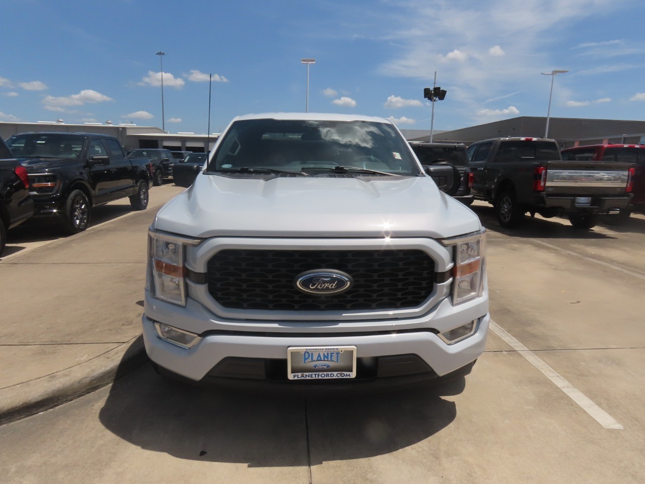 2022 Ford F-150 XL Space White Metallic at Planet Ford