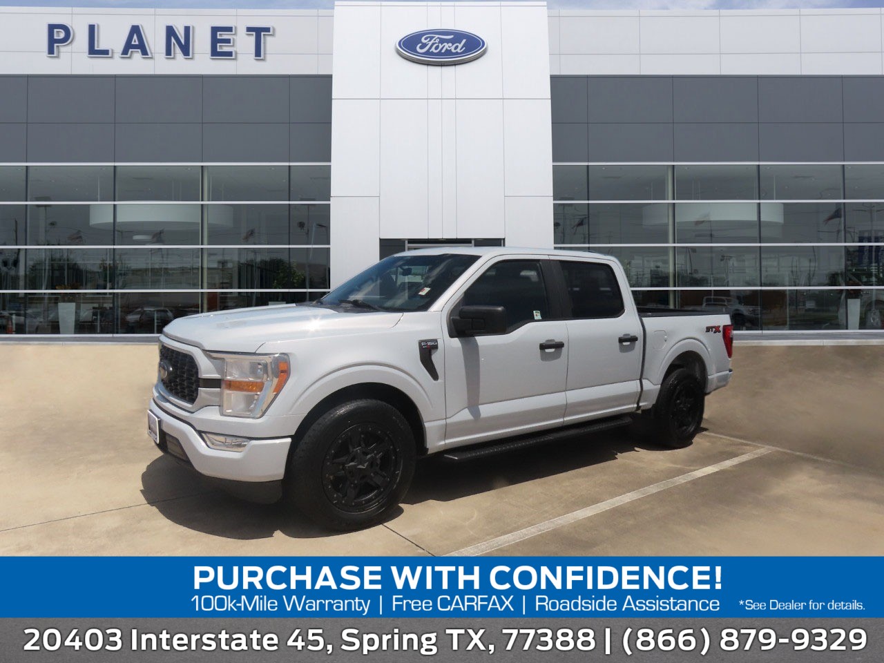2022 Ford F-150 XL Space White Metallic at Planet Ford