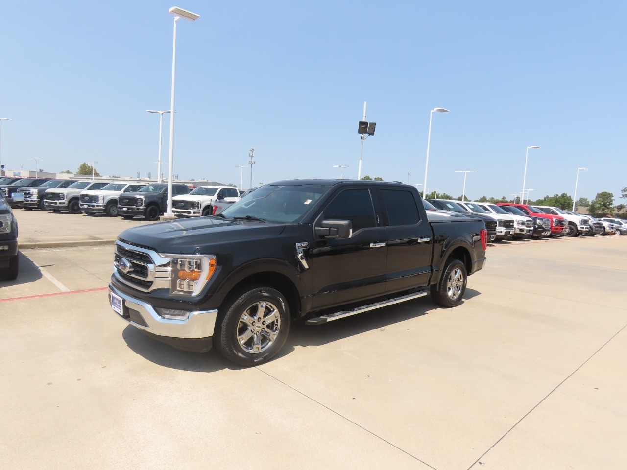 2023 Ford F-150 XLT Agate Black Metallic at Planet Ford