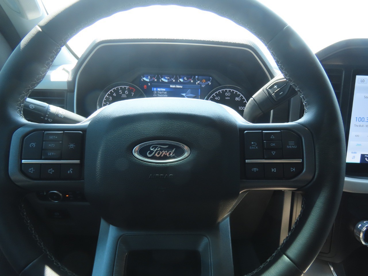 2023 Ford F-150 XLT Agate Black Metallic at Planet Ford