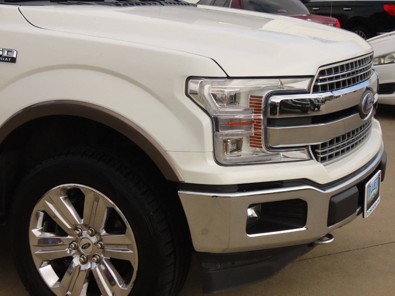 2020 Ford F-150 LARIAT Star White Metallic Tri-Coat at Planet Ford