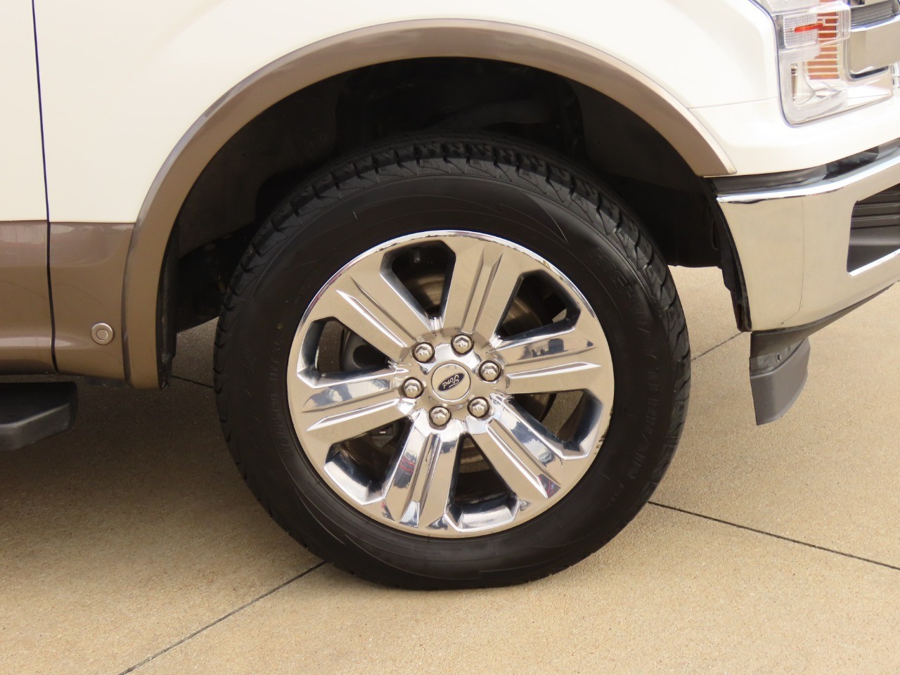 2020 Ford F-150 LARIAT Star White Metallic Tri-Coat at Planet Ford