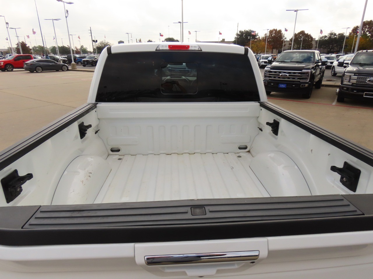 2020 Ford F-150 LARIAT Star White Metallic Tri-Coat at Planet Ford