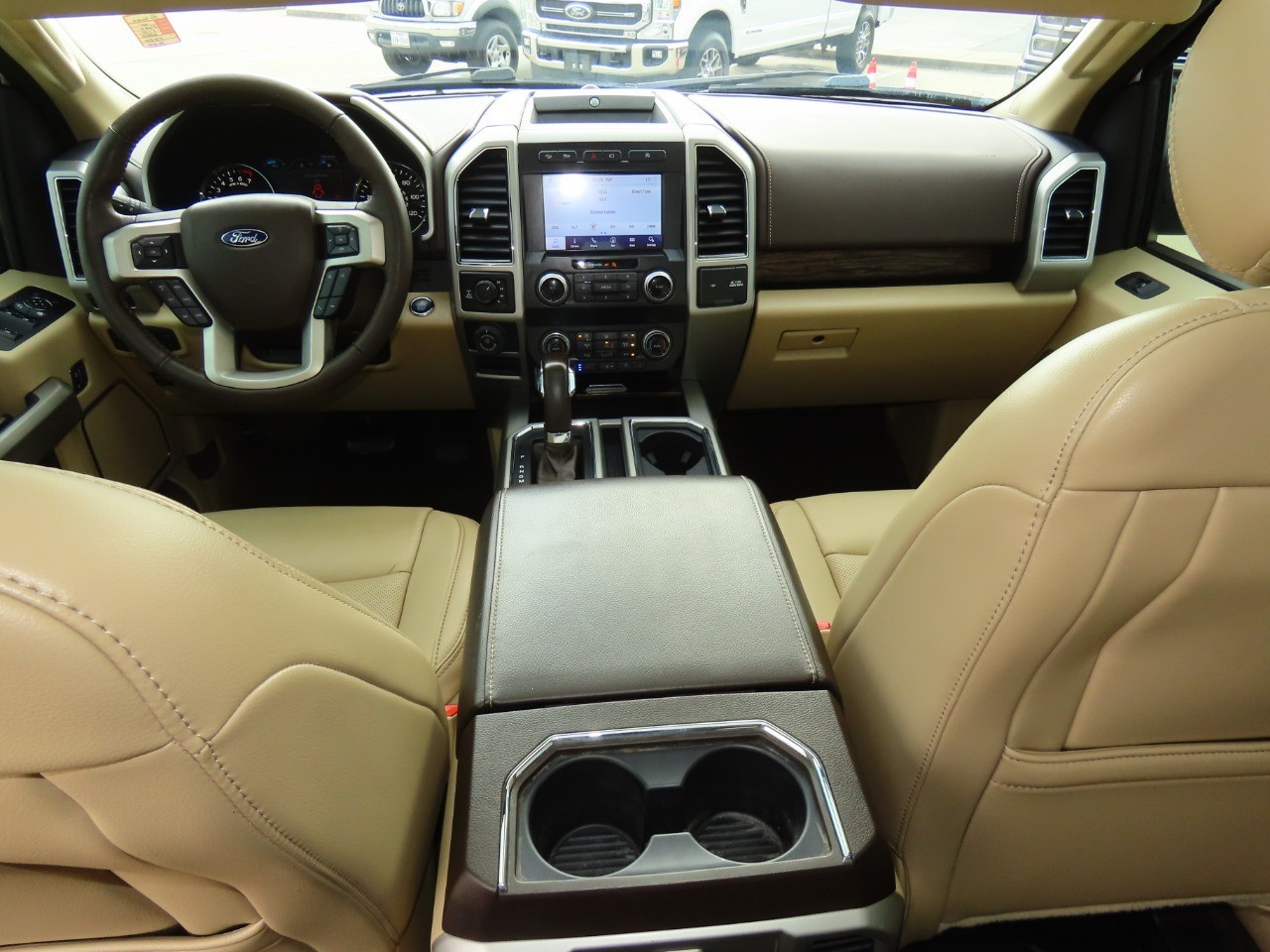 2020 Ford F-150 LARIAT Star White Metallic Tri-Coat at Planet Ford