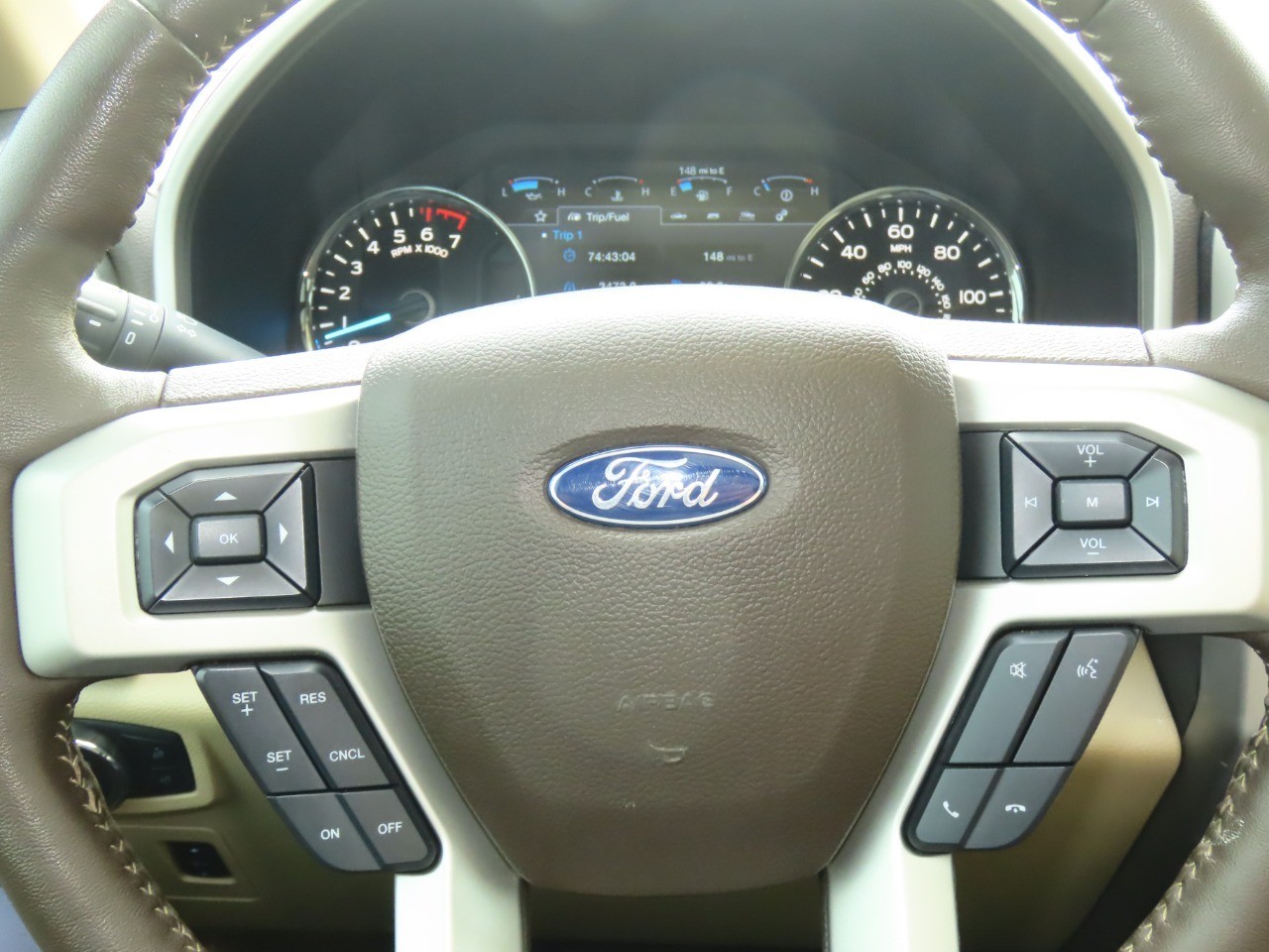 2020 Ford F-150 LARIAT Star White Metallic Tri-Coat at Planet Ford