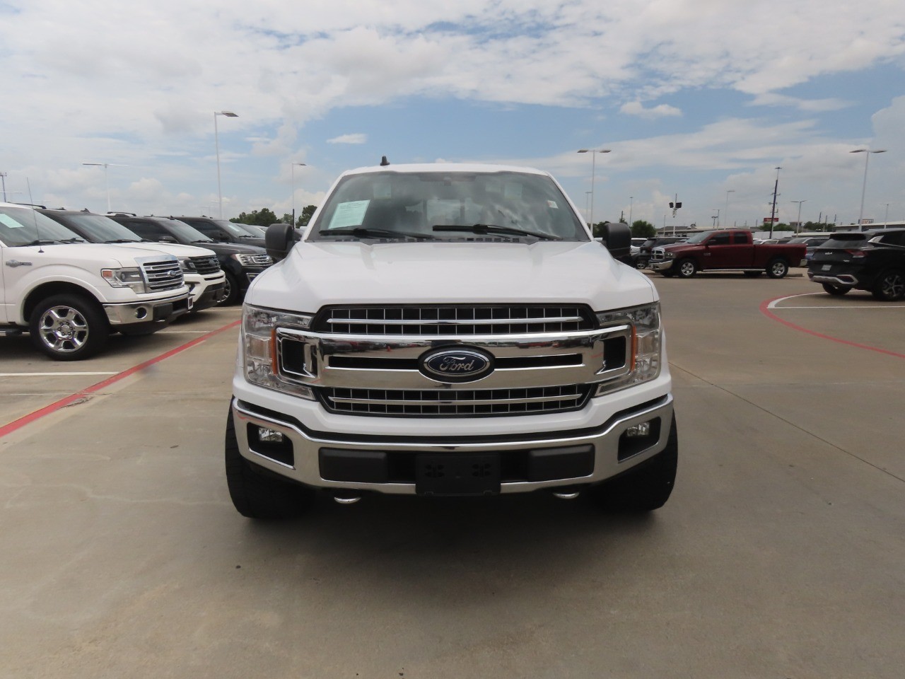 2020 Ford F-150 XLT WHITE at Planet Ford