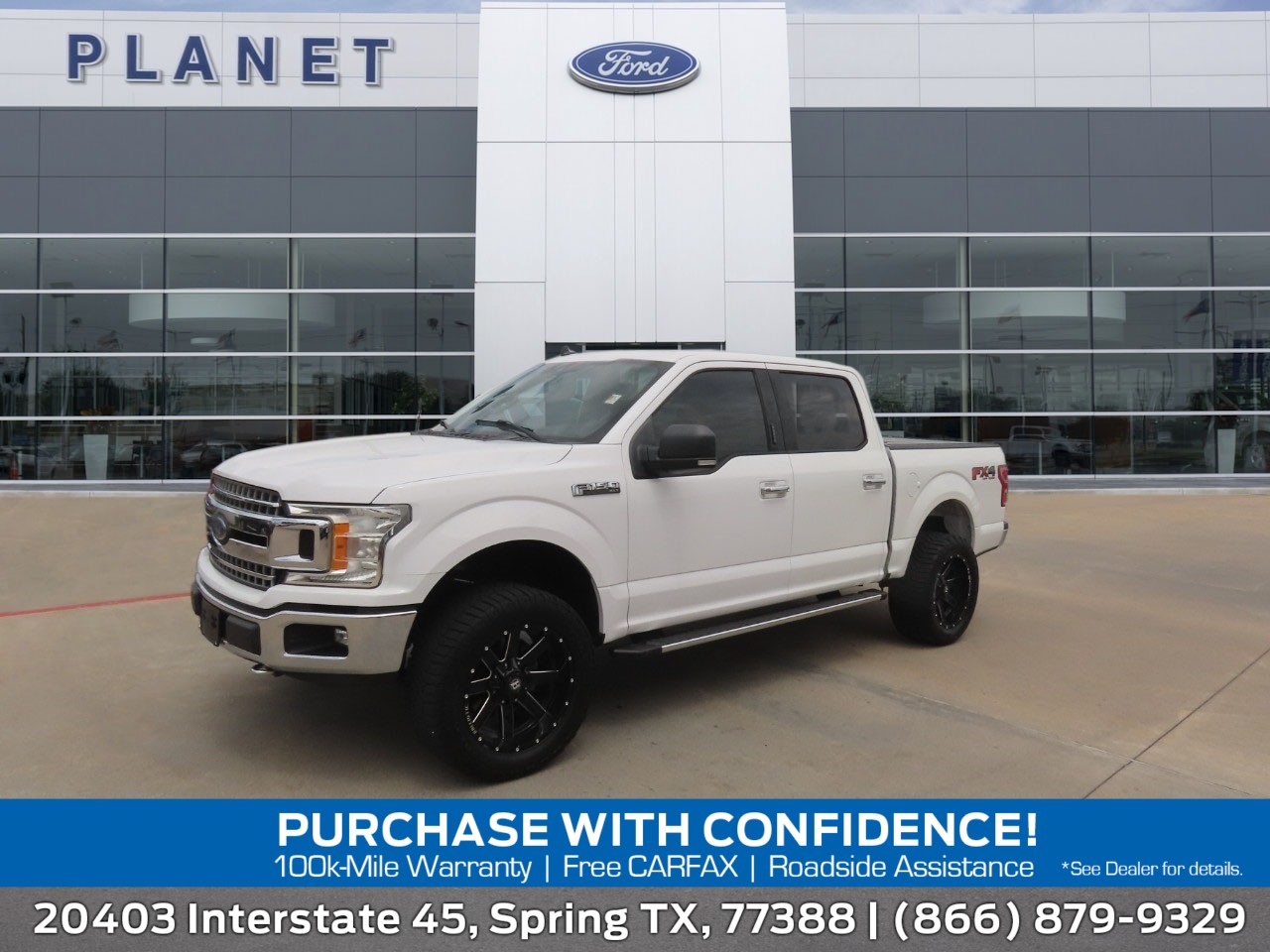 2020 Ford F-150 XLT WHITE at Planet Ford