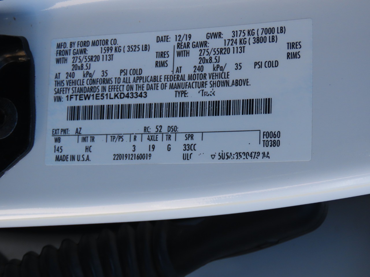 used 2020 Ford F-150 car, priced at $26,999