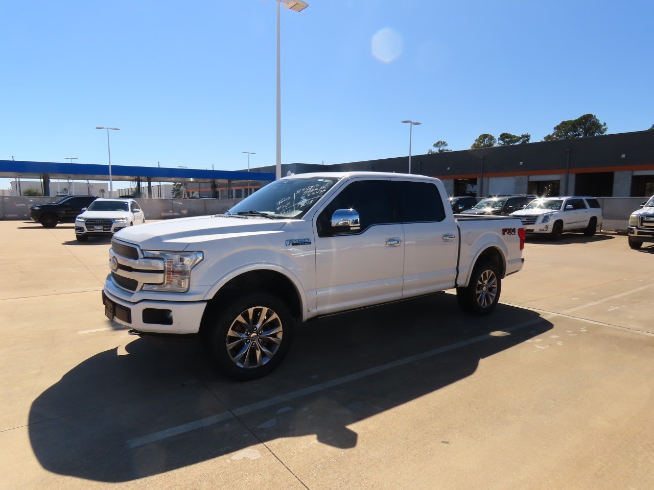 2018 Ford F-150 Platinum White Platinum Metallic Tri-Coat at Planet Ford