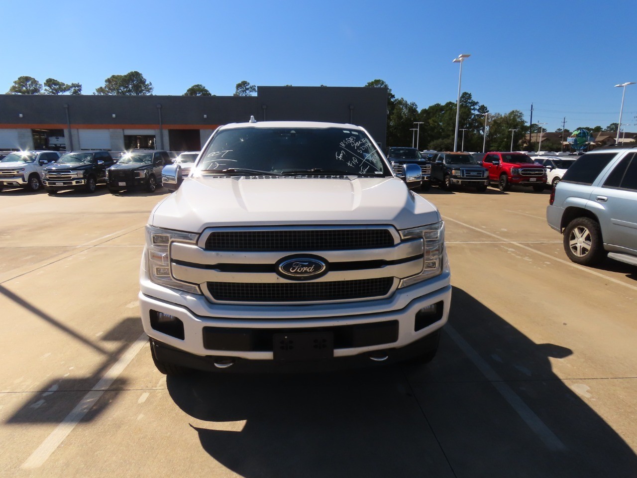 2018 Ford F-150 Platinum White Platinum Metallic Tri-Coat at Planet Ford