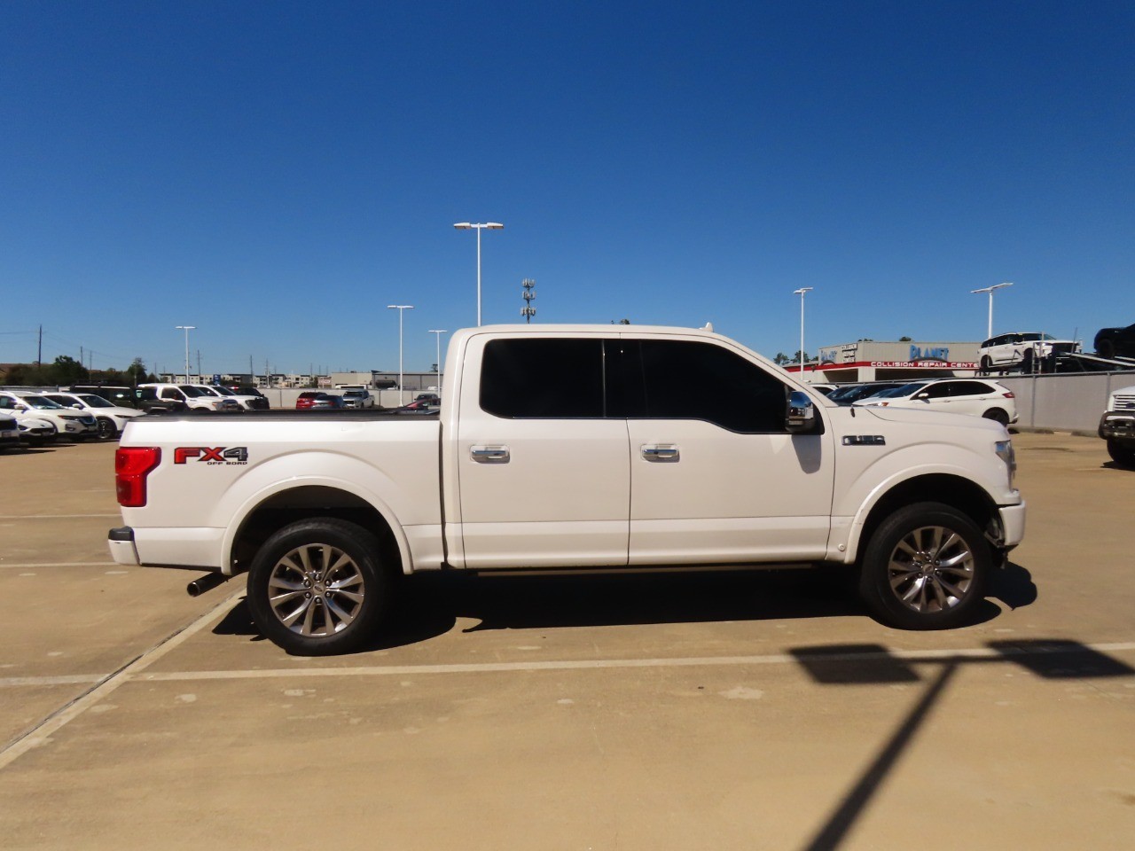 2018 Ford F-150 Platinum White Platinum Metallic Tri-Coat at Planet Ford