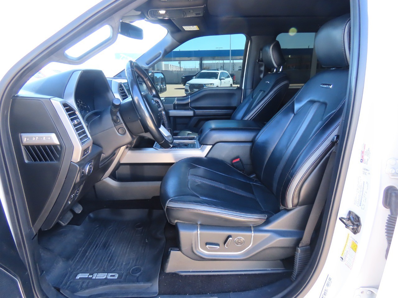 2018 Ford F-150 Platinum White Platinum Metallic Tri-Coat at Planet Ford