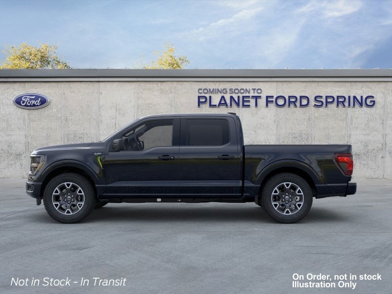 2025 Ford F-150 STX Agate Black Metallic at Planet Ford