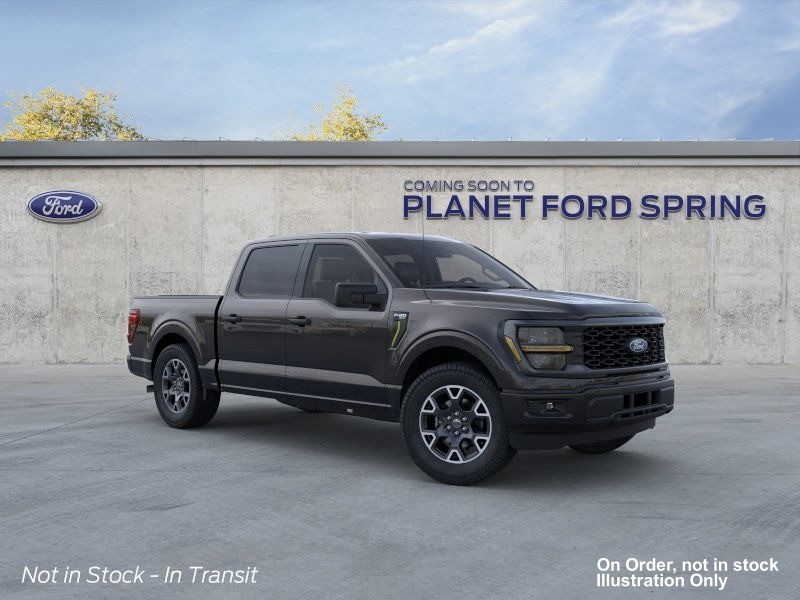 2025 Ford F-150 STX Agate Black Metallic at Planet Ford