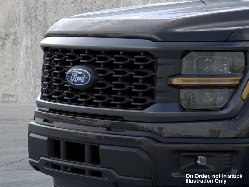 2025 Ford F-150 STX Agate Black Metallic at Planet Ford