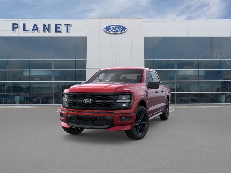 2026 Ford F-150 STX Ruby Red Metallic Tinted Clearcoat at Planet Ford