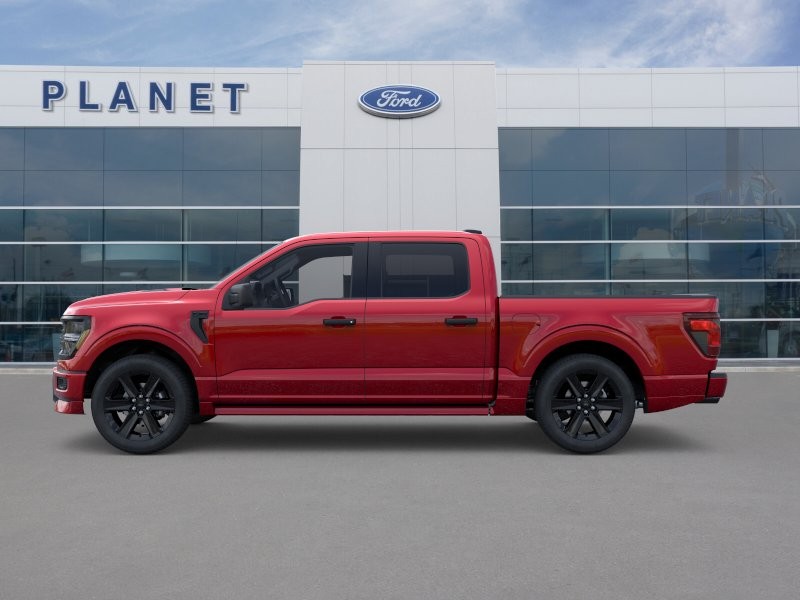 2026 Ford F-150 STX Ruby Red Metallic Tinted Clearcoat at Planet Ford