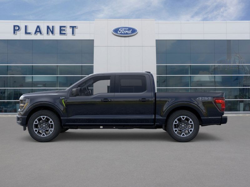 2025 Ford F-150 STX Agate Black Metallic at Planet Ford