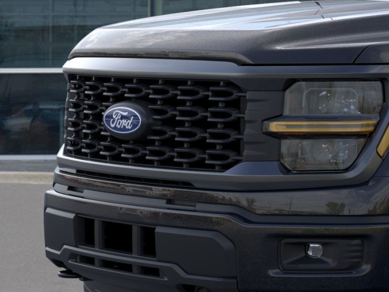 2025 Ford F-150 STX Agate Black Metallic at Planet Ford