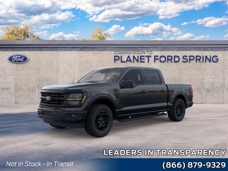 2026 Ford F-150 XLT Agate Black Metallic at Planet Ford