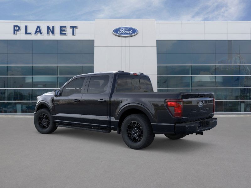 2025 Ford F-150 XLT Agate Black Metallic at Planet Ford