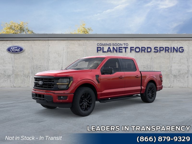 2026 Ford F-150 XLT Ruby Red Metallic Tinted Clearcoat at Planet Ford