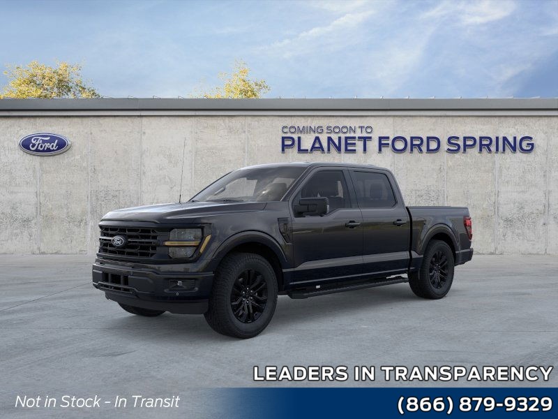 2025 Ford F-150 XLT Agate Black Metallic at Planet Ford