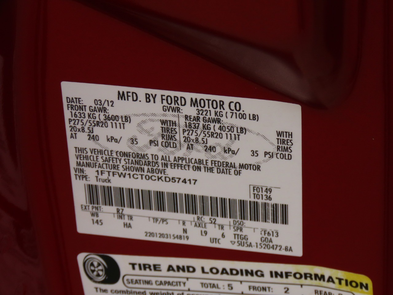 used 2012 Ford F-150 car, priced at $16,999