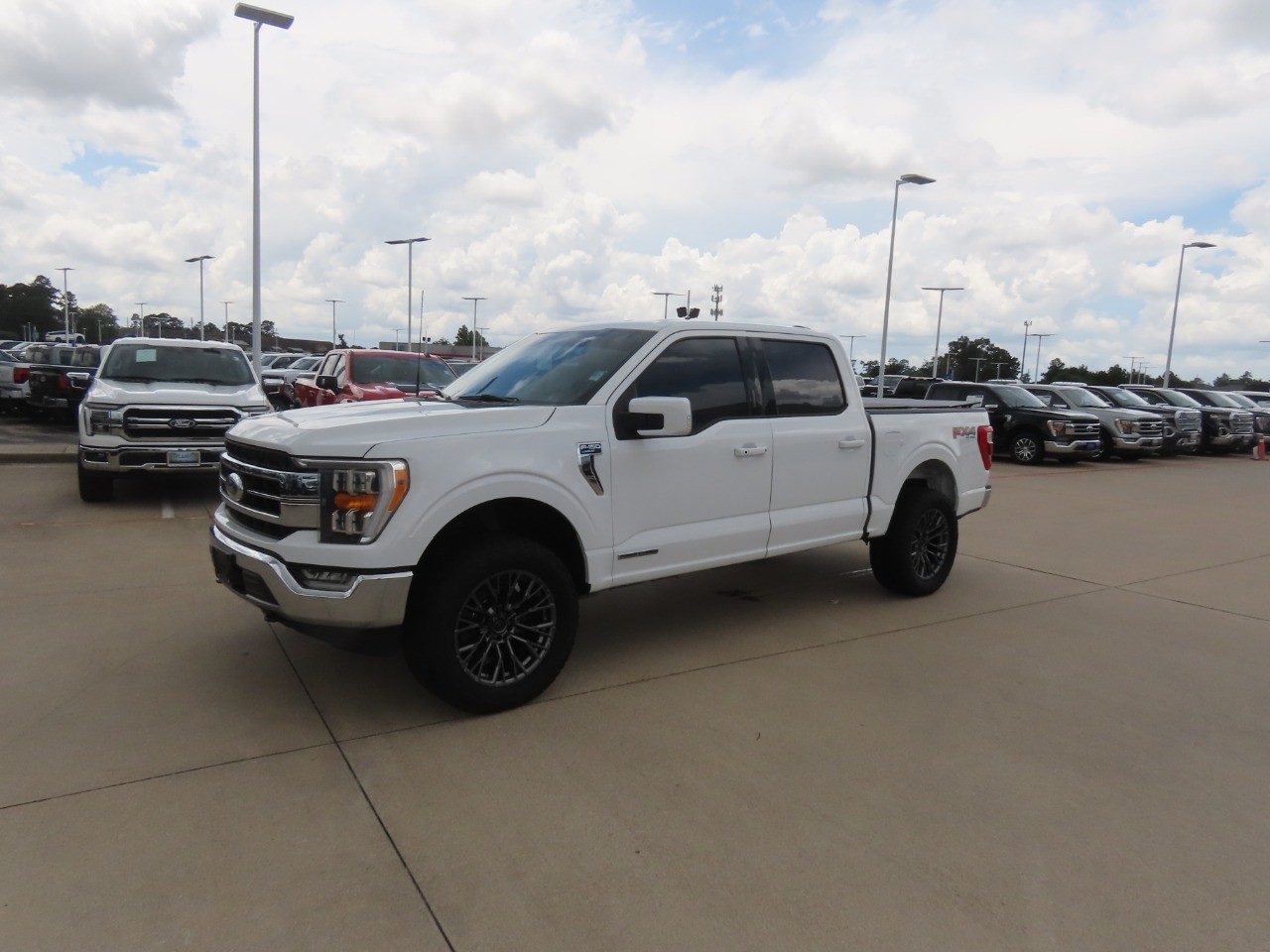 2021 Ford F-150 LARIAT Oxford White at Planet Ford