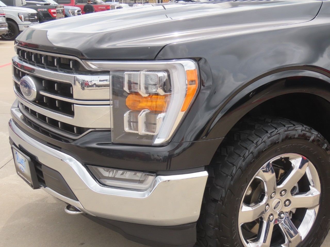 2023 Ford F-150 LARIAT Agate Black Metallic at Planet Ford