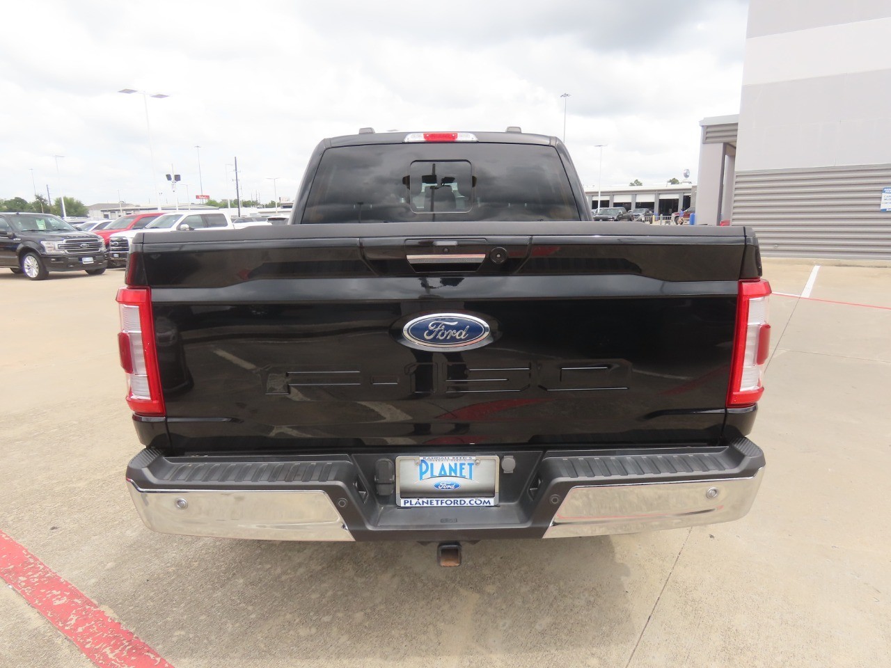 2023 Ford F-150 LARIAT Agate Black Metallic at Planet Ford