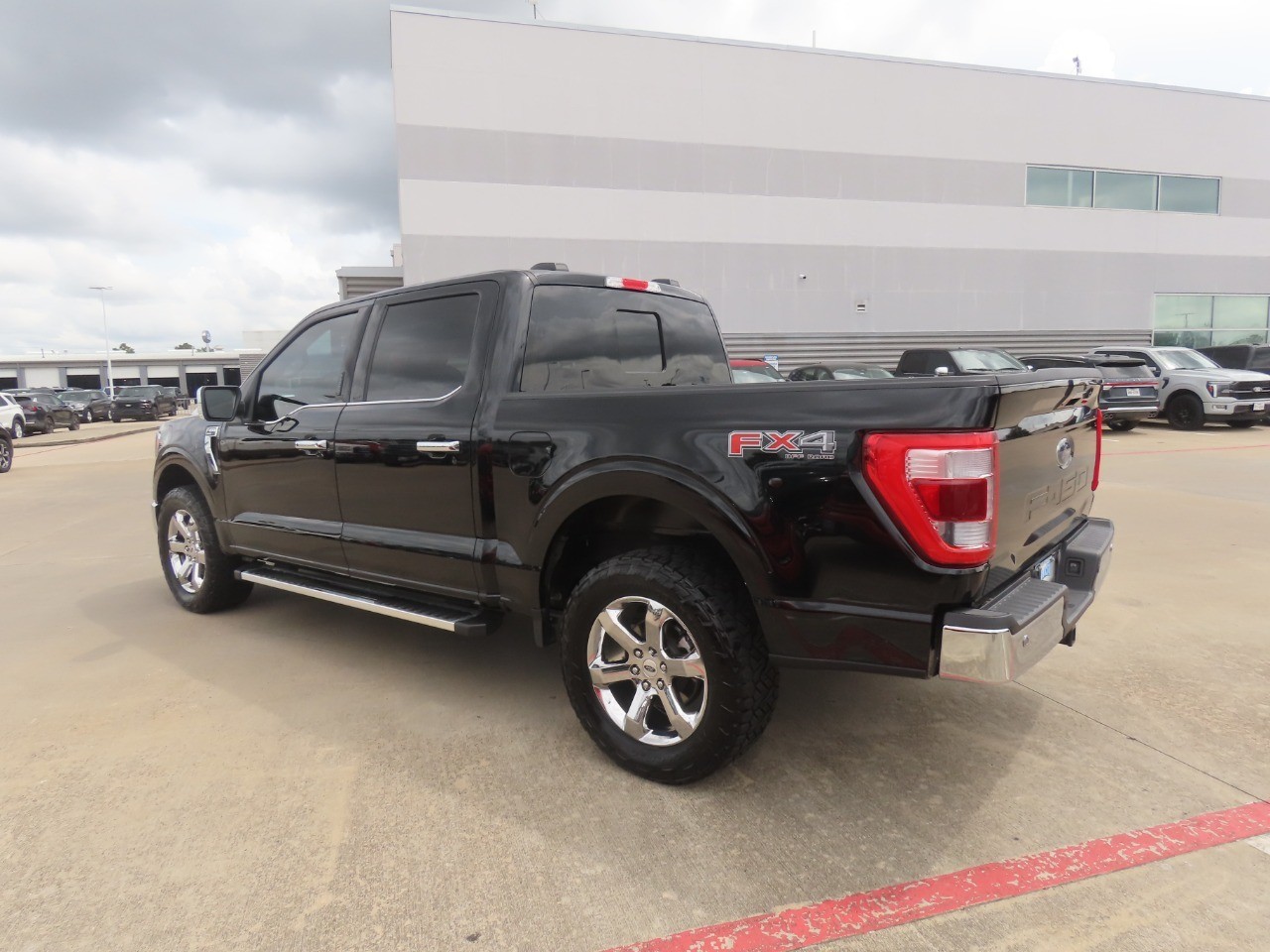 2023 Ford F-150 LARIAT Agate Black Metallic at Planet Ford