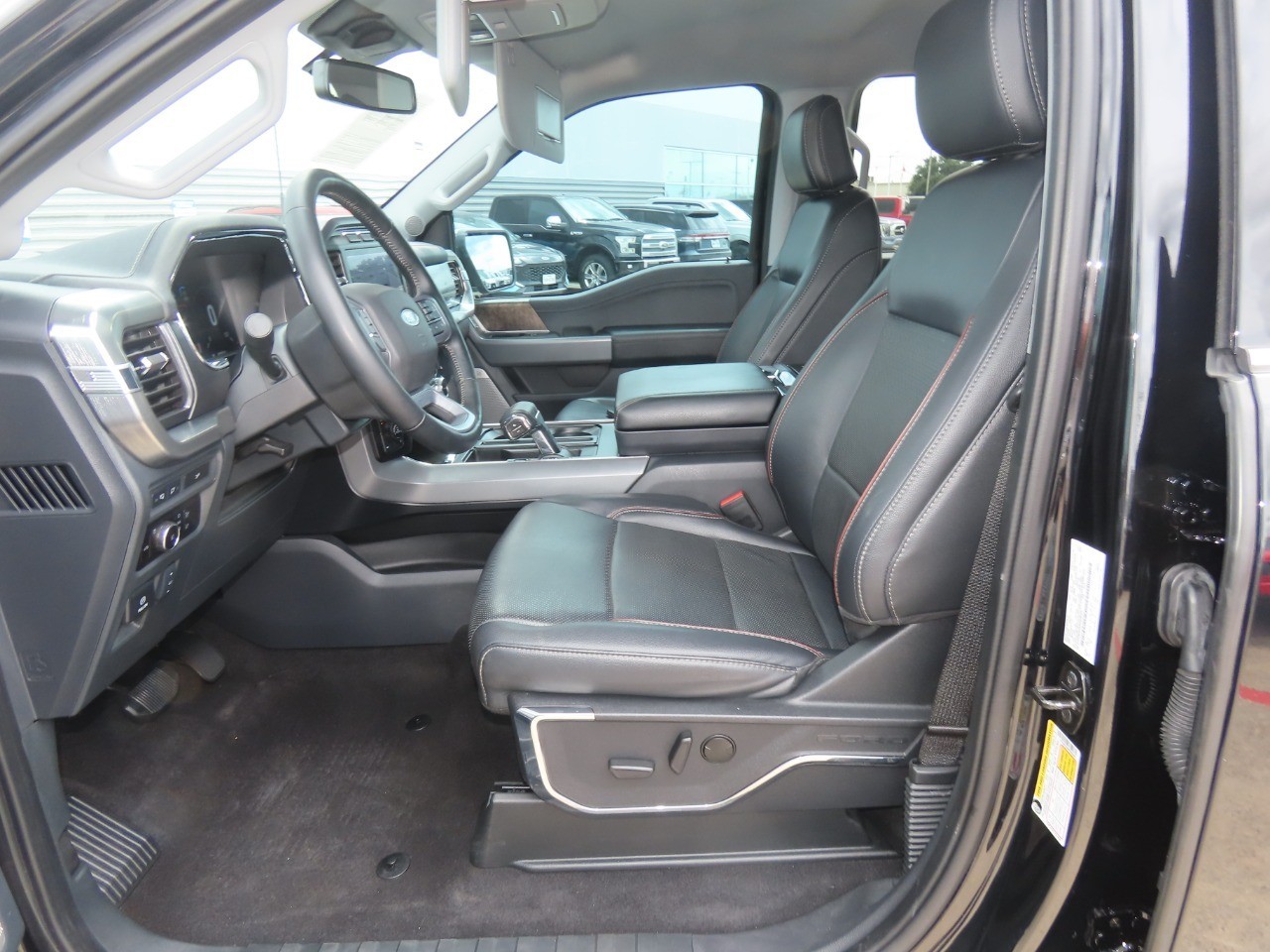 2023 Ford F-150 LARIAT Agate Black Metallic at Planet Ford