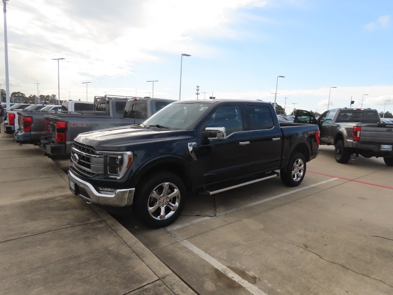 2023 Ford F-150 LARIAT Antimatter Blue Metallic at Planet Ford