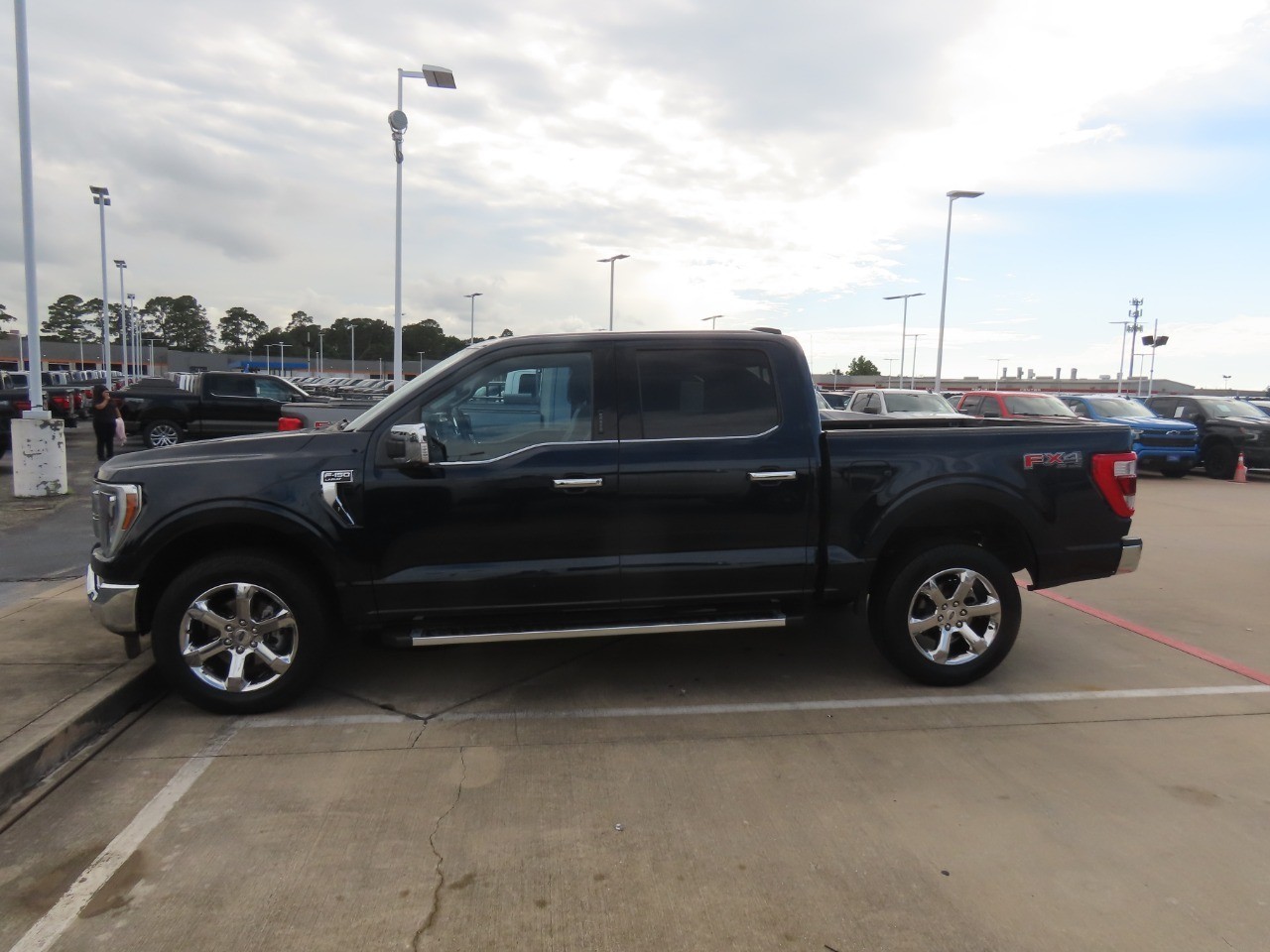 2023 Ford F-150 LARIAT Antimatter Blue Metallic at Planet Ford